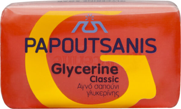Săpun roșu cu glicerină Papoutsanis – 125 g