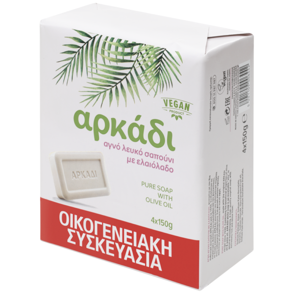 Arkadi Ivory Stückseife – 4 × 150 g