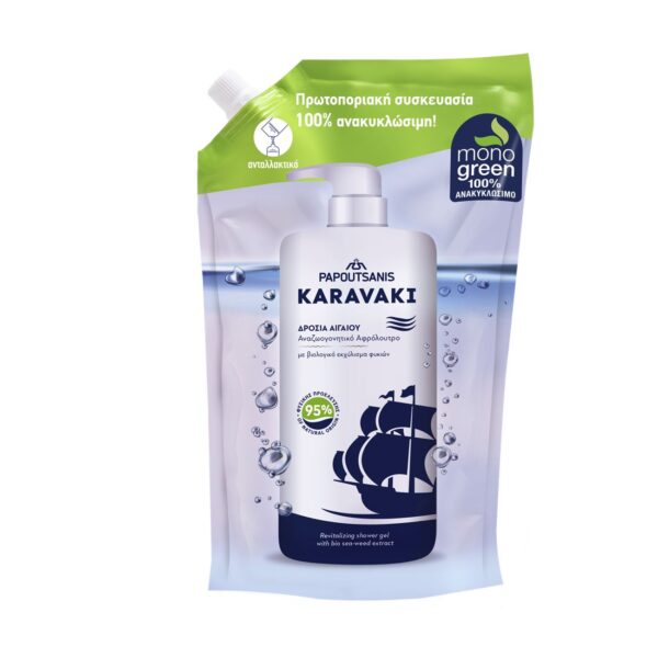 Karavaki Aegean Breeze Duschgel, Nachfüllpackung – 700 ml