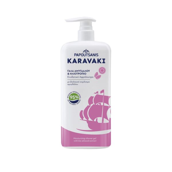 Karavaki Almond & Sunflower Duschgel – 750 ml