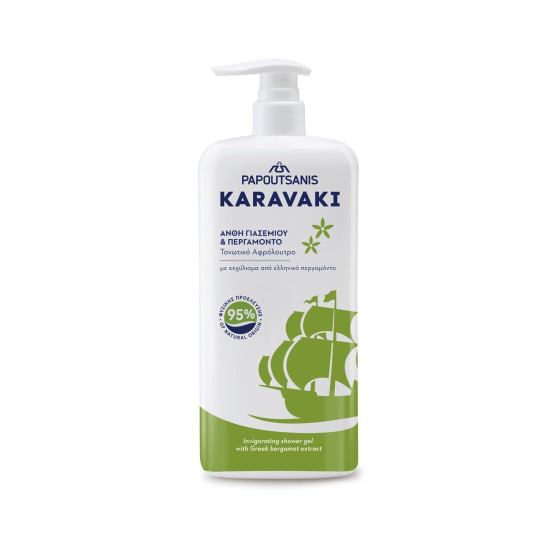 Karavaki Jasmine & Bergamot Duschgel – 750 ml