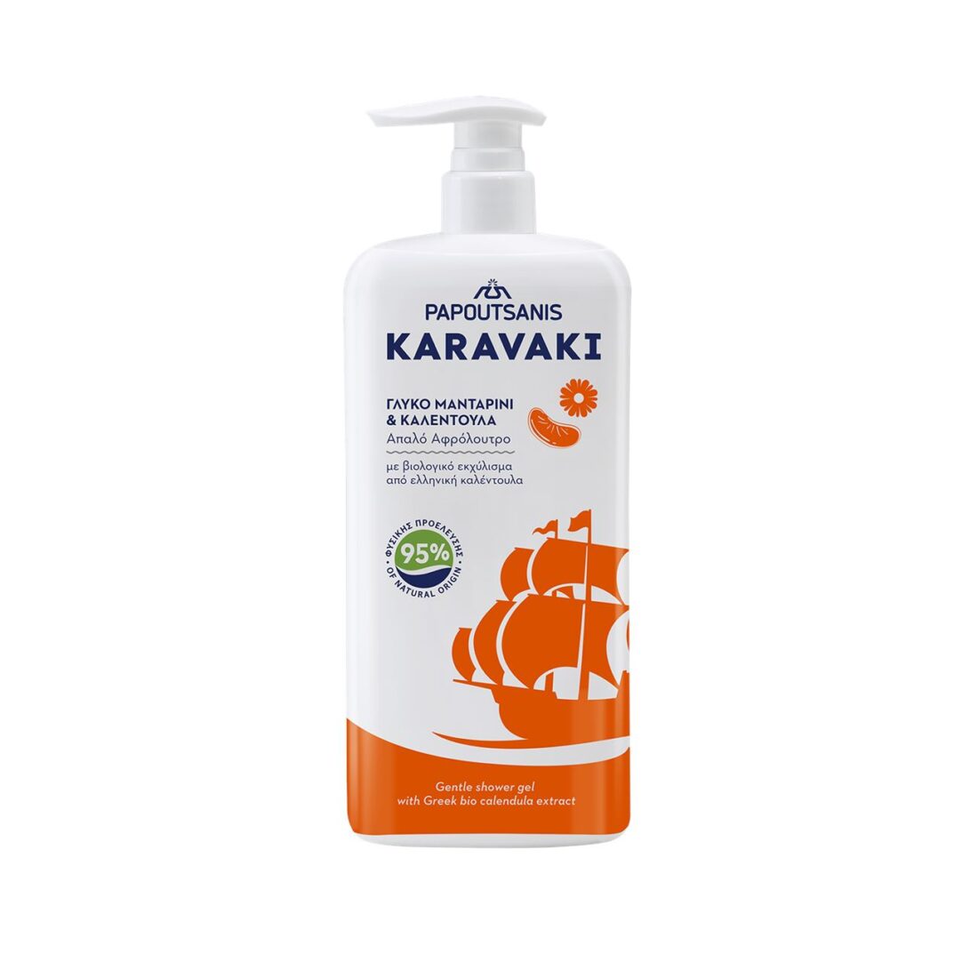 Karavaki Mandarin & Calendula Duschgel – 750 ml