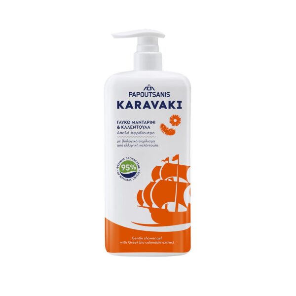 Karavaki Mandarin & Calendula Duschgel – 750 ml